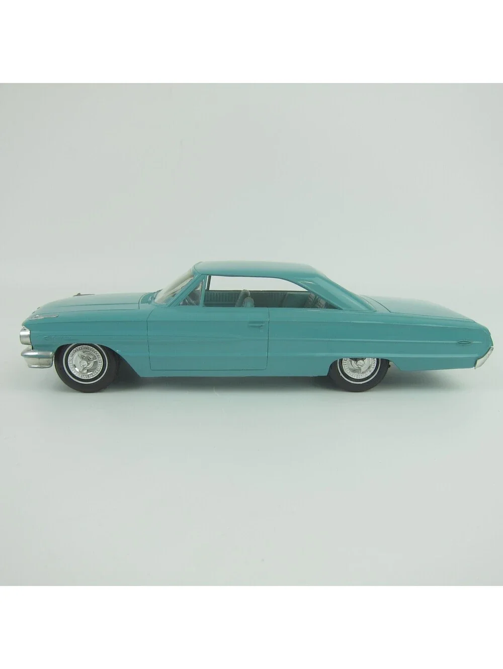 Vintage 1964 Ford Galaxie Sedan Dealer Promo Model Car 500 XL Turquoise Blue
